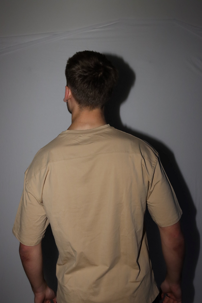 Oversized T-shirt Khaki