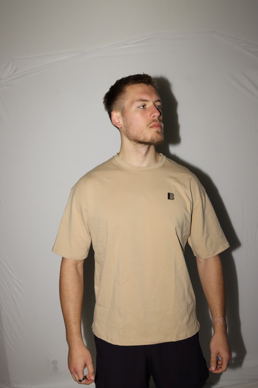 Oversized T-shirt Khaki