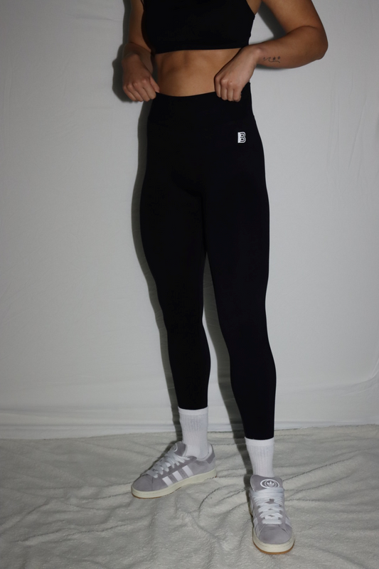 Lange Legging Zwart